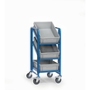 Euro box cart 2382 - 250 kg, platform size 410x610mm, with boxes